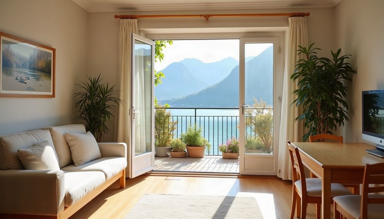 Trois pièces meublé face au Pâquier — Annecy